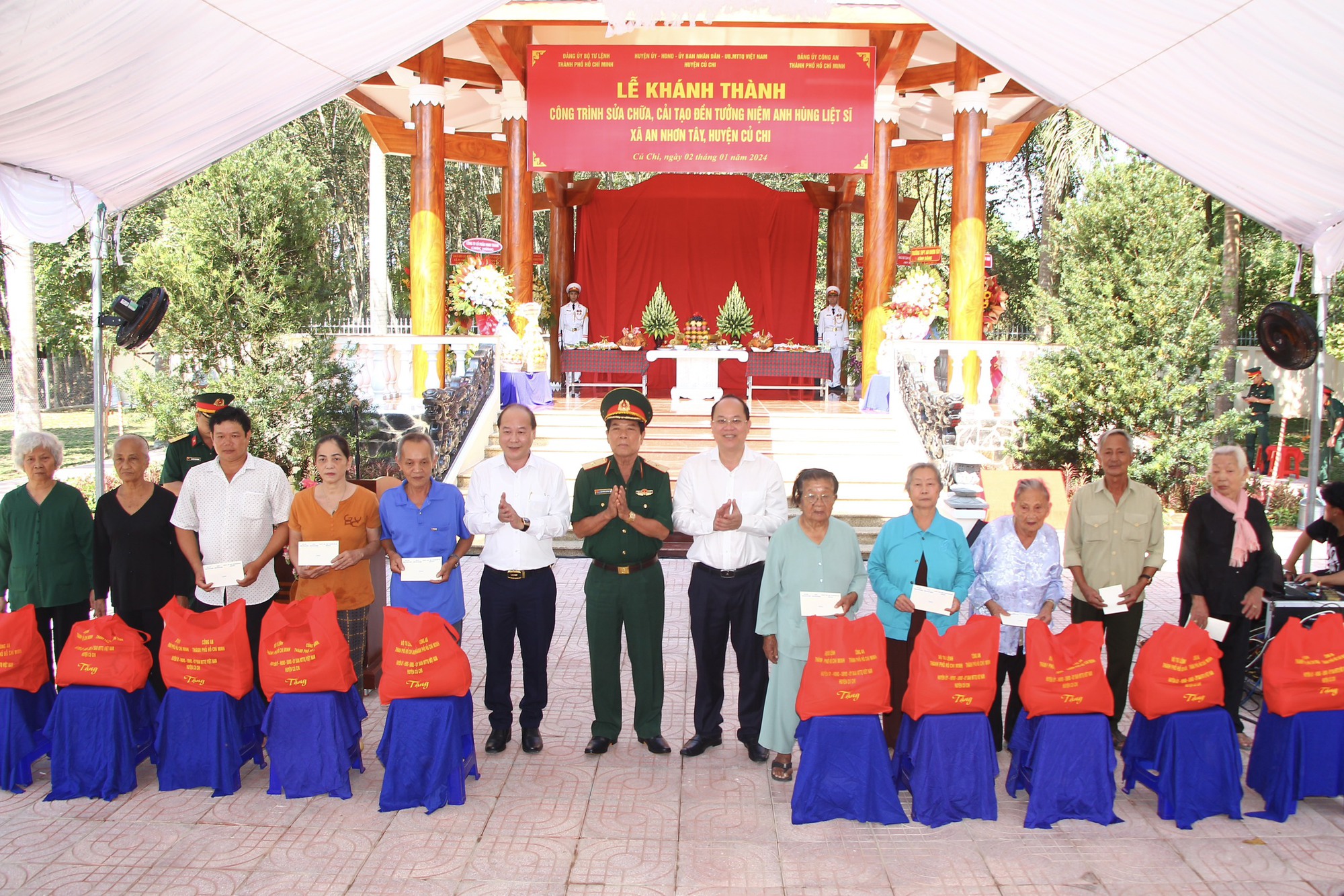TP HCM: Khánh thành Đền tưởng niệm Anh hùng liệt sĩ xã An Phú- Ảnh 1.