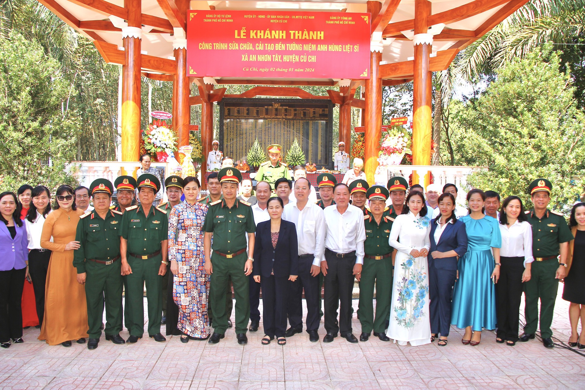 TP HCM: Khánh thành Đền tưởng niệm Anh hùng liệt sĩ xã An Phú- Ảnh 3.