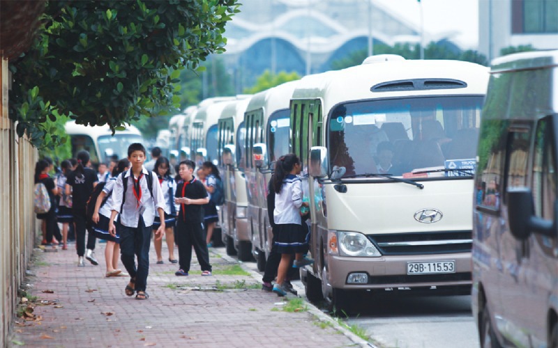 Nhiều quy định riêng đối với xe chở học sinh