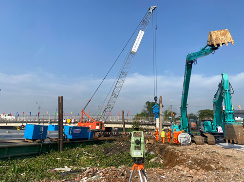Mặt bằng gói thầu XL-10 dự án Tham Lương - Bến Cát - Rạch Nước Lên được bàn giao hôm 12-1