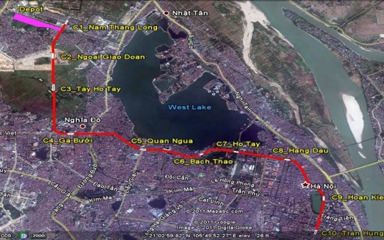 Đề xuất đầu tư 35.588 tỉ đồng làm tuyến metro dài 11,5 km