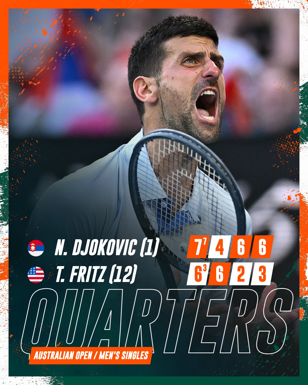 Djokovic chật vật để c&oacute; lần thứ 11 v&agrave;o b&aacute;n kết &Uacute;c mở rộng- Ảnh 1.