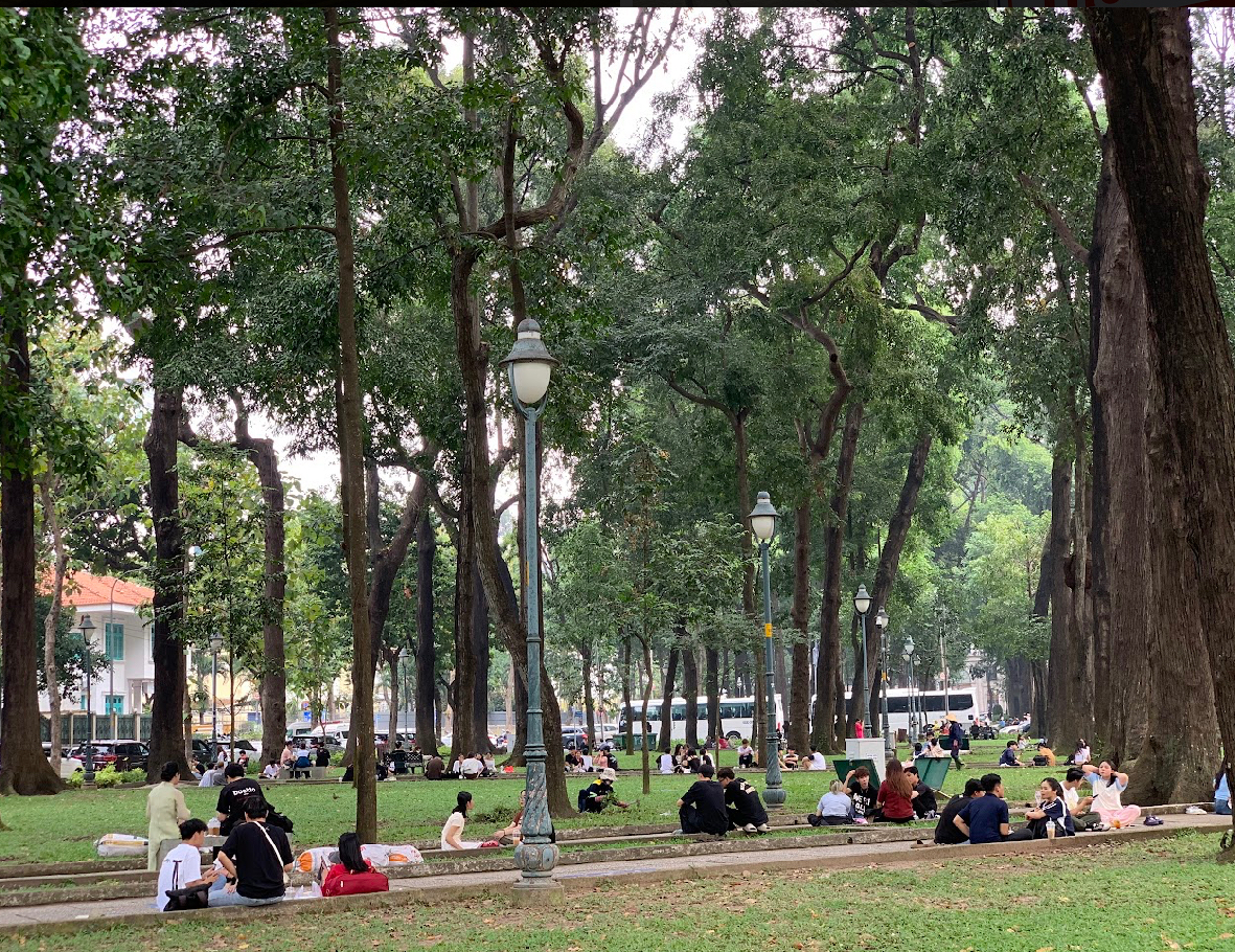Cà phê “bệt” được nhiều bạn trẻ ở TP HCM lựa chọn