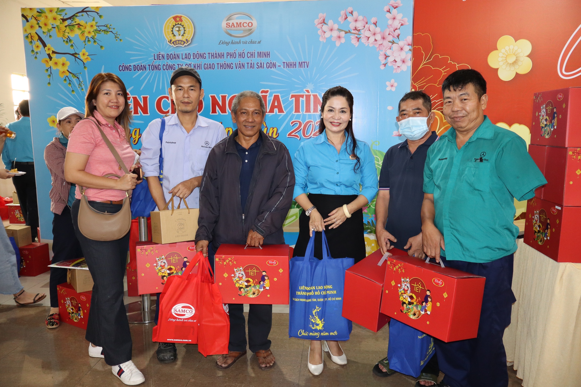 SAMCO: Gần 200 c&ocirc;ng nh&acirc;n kh&oacute; khăn vui &ldquo;Tết sum vầy -Xu&acirc;n tri &acirc;n&rdquo;- Ảnh 4.