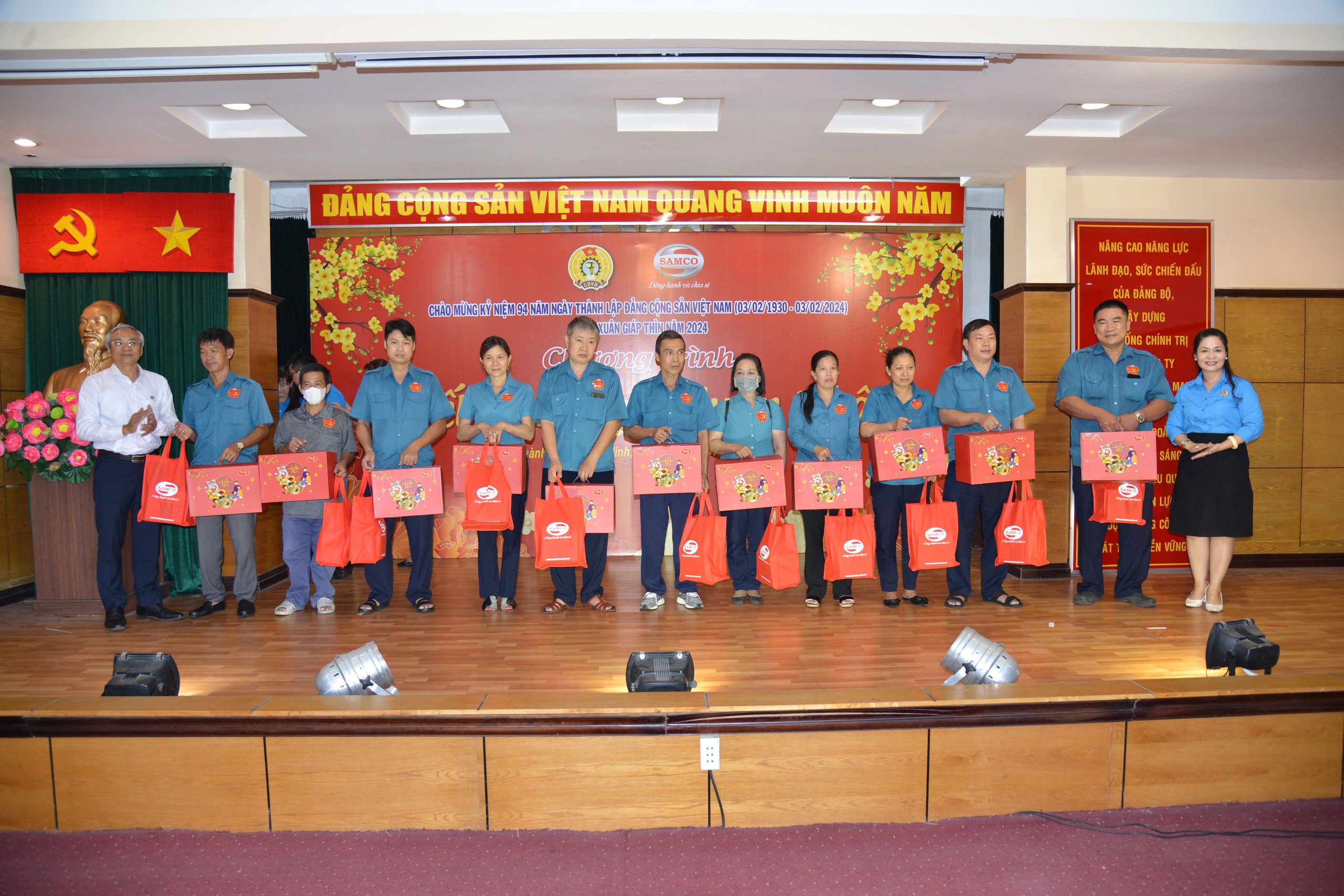 SAMCO: Gần 200 c&ocirc;ng nh&acirc;n kh&oacute; khăn vui &ldquo;Tết sum vầy -Xu&acirc;n tri &acirc;n&rdquo;- Ảnh 2.