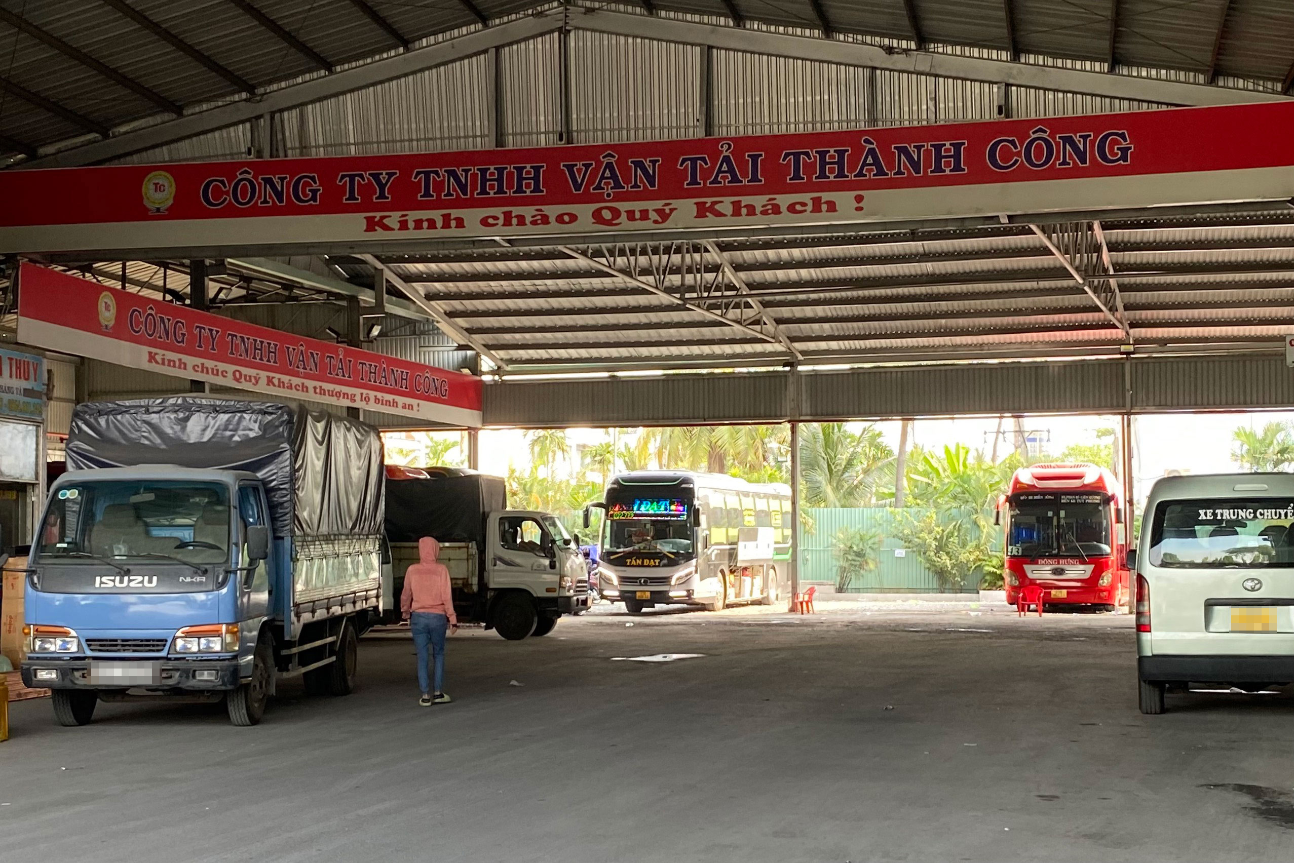 Bãi giữ xe Thành Công ở khu vực ng&atilde; tư B&igrave;nh Phước, phường Hiệp Bình Phước, TP Thủ Đức, TP HCM