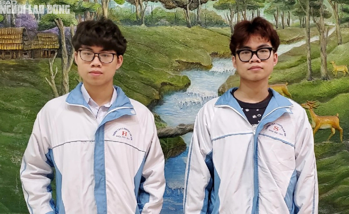 Hai anh em song sinh cùng đoạt giải nhất học sinh giỏi quốc gia môn Sinh- Ảnh 1.