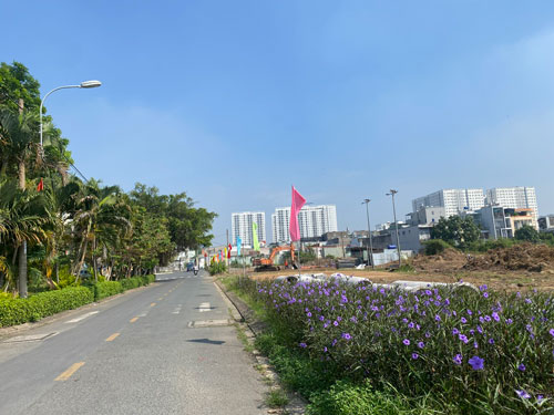 Tuyến đường trong khu tái định cư 38 ha, quận 12