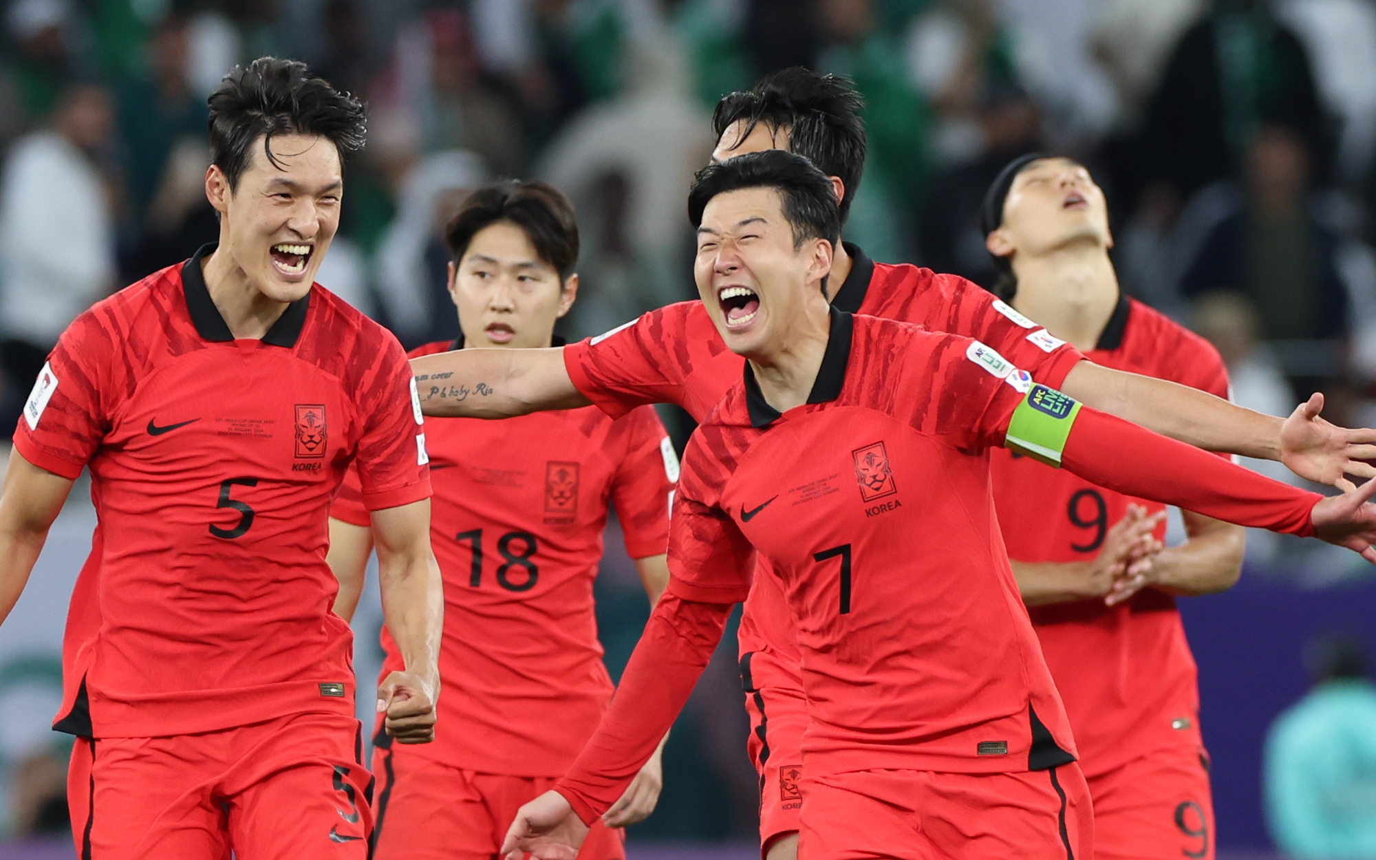 Asian Cup 2023: H&agrave;n Quốc tho&aacute;t hiểm, đ&aacute;nh bại Ả Rập Saudi tr&ecirc;n chấm 11 m