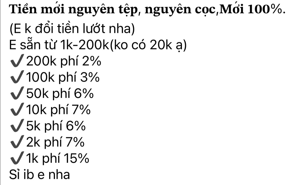 Dịch vụ đổi tiền mới: Hiếm mệnh giá nhỏ- Ảnh 2.