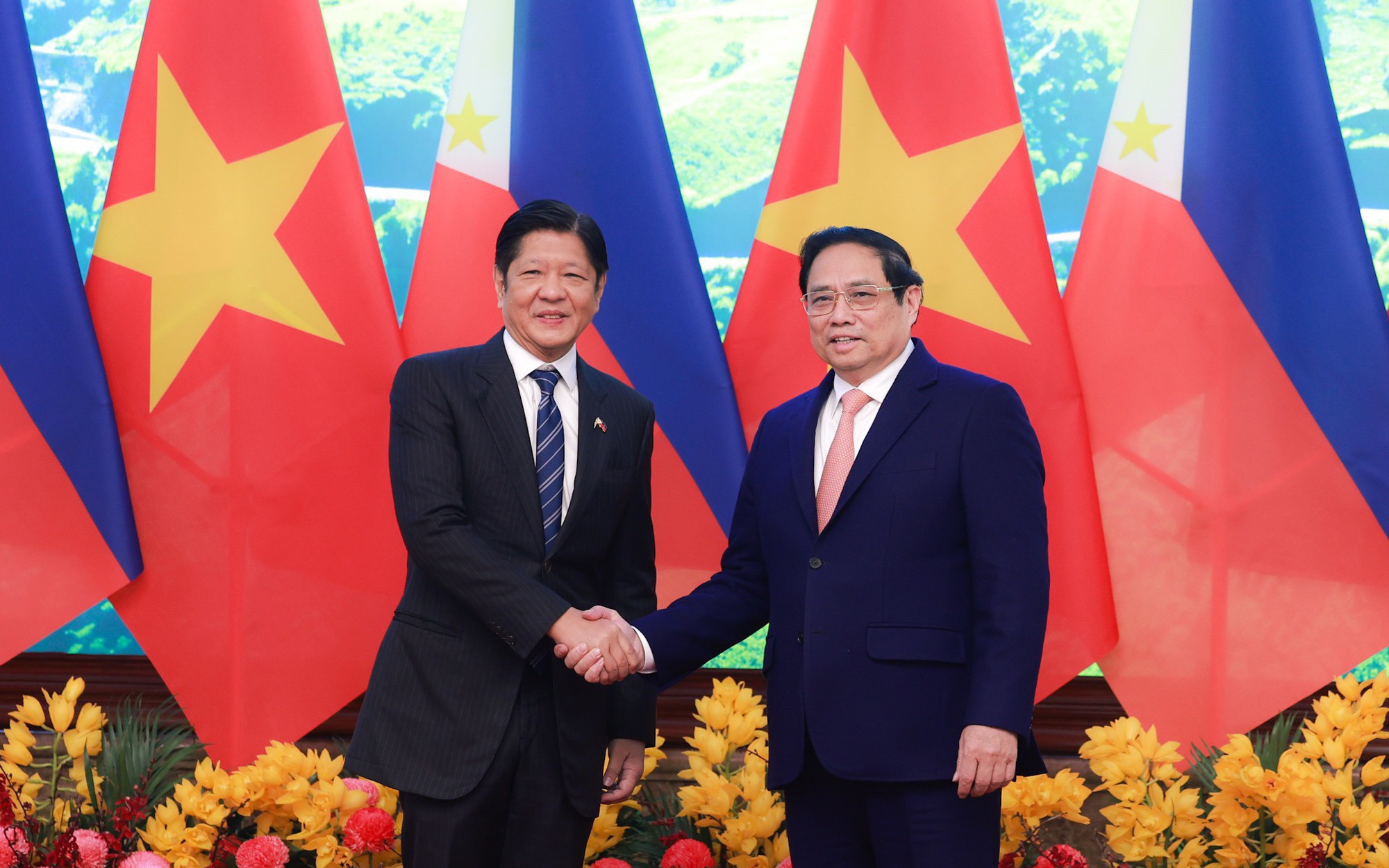 Thủ tướng Phạm Minh Chính tiếp Tổng thống Philippines