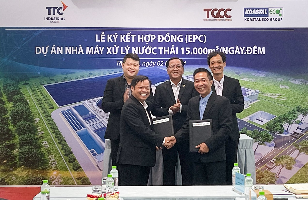 KCN Th&agrave;nh Th&agrave;nh C&ocirc;ng x&acirc;y dựng nh&agrave; m&aacute;y xử l&yacute; nước thải c&ocirc;ng suất 15.000 m3- Ảnh 2.