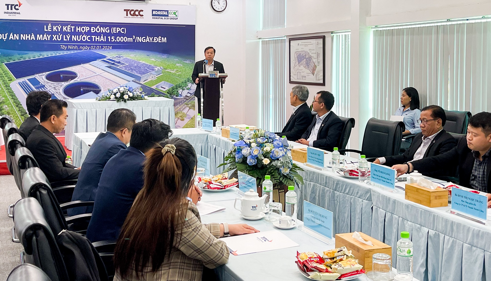 KCN Th&agrave;nh Th&agrave;nh C&ocirc;ng x&acirc;y dựng nh&agrave; m&aacute;y xử l&yacute; nước thải c&ocirc;ng suất 15.000 m3- Ảnh 3.
