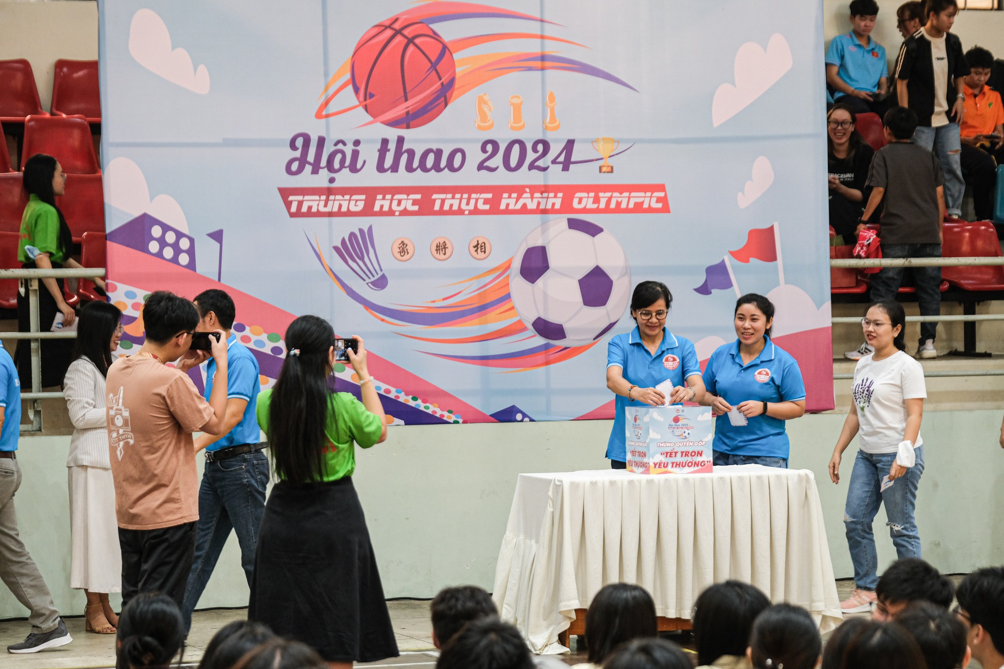 S&ocirc;i nổi Hội thao Trung học Thực h&agrave;nh Olympic 2024- Ảnh 4.