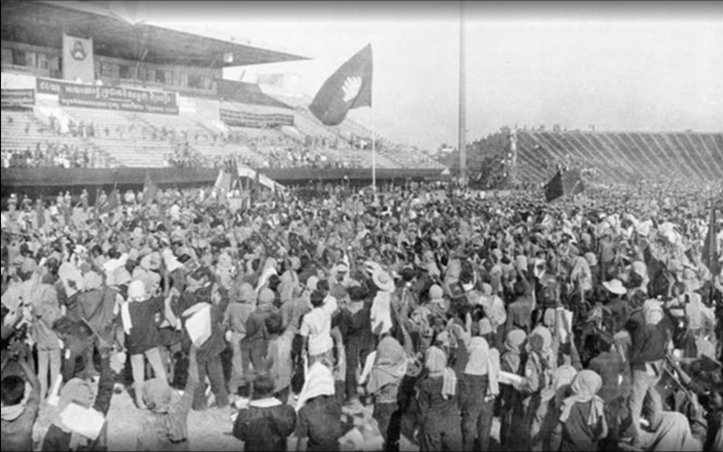 Nh&acirc;n d&acirc;n Campuchia tham dự lễ mừng chiến thắng ng&agrave;y 7-1-1979 được tổ chức ng&agrave;y 25-1-1979 tại Phn&ocirc;m P&ecirc;nh Ảnh: TTXVN