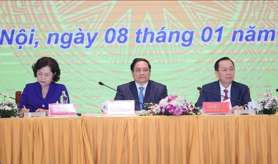 Thủ tướng dự Hội nghị triển khai nhiệm vụ ng&agrave;nh ng&acirc;n h&agrave;ng năm 2024- Ảnh 4.