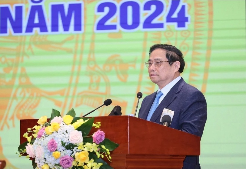 Thủ tướng dự Hội nghị triển khai nhiệm vụ ng&agrave;nh ng&acirc;n h&agrave;ng năm 2024- Ảnh 7.