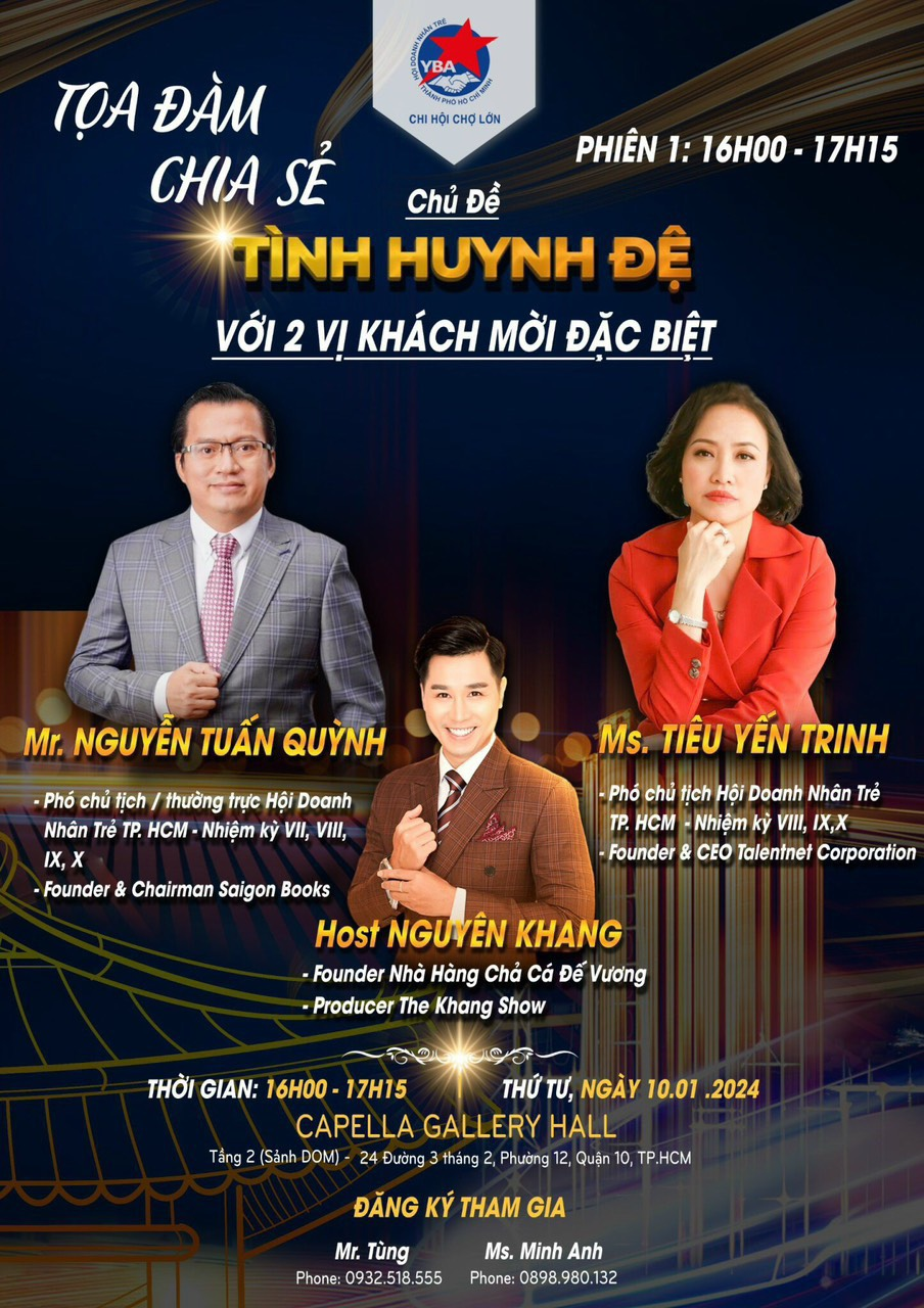 “Tình huynh đệ”- Tọa đàm kết nối ý nghĩa trong môi trường kinh doanh- Ảnh 2.