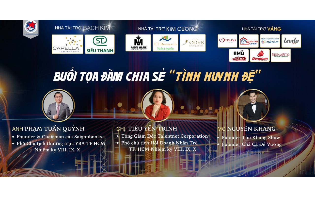 “Tình huynh đệ”- Tọa đàm kết nối ý nghĩa trong môi trường kinh doanh