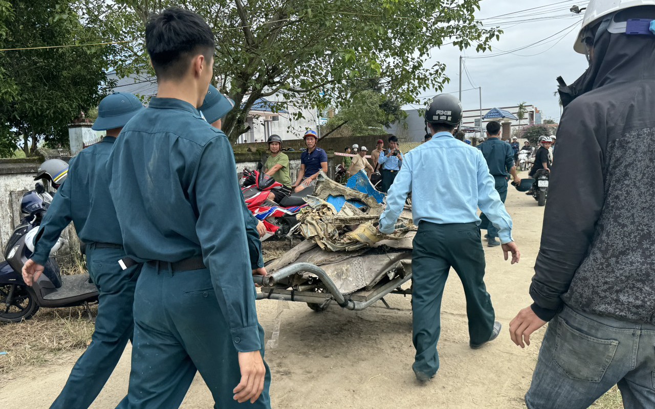 Nguyên nhân ban đầu vụ máy bay rơi làm 1 người chấn thương sọ não ở Quảng Nam