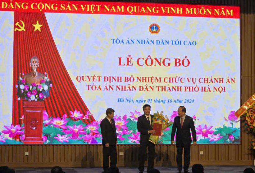 Ông Nguyễn Xuân Kỳ được bổ nhiệm làm Chánh án TAND TP Hà Nội- Ảnh 1.