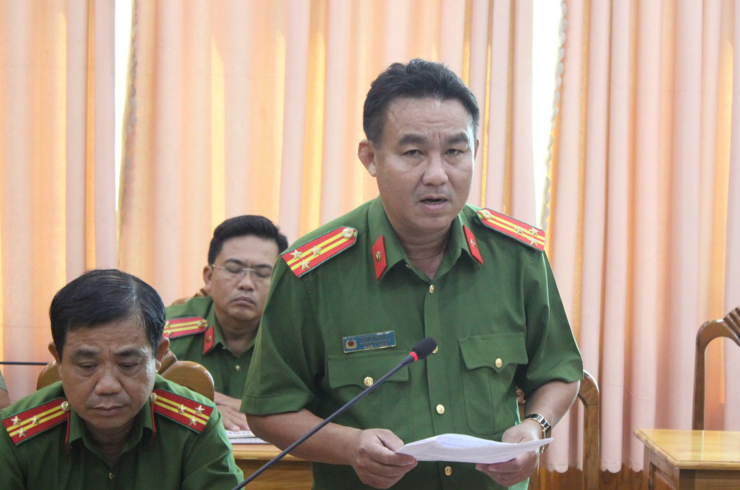 C&ocirc;ng an Vĩnh Long th&ocirc;ng tin vụ 