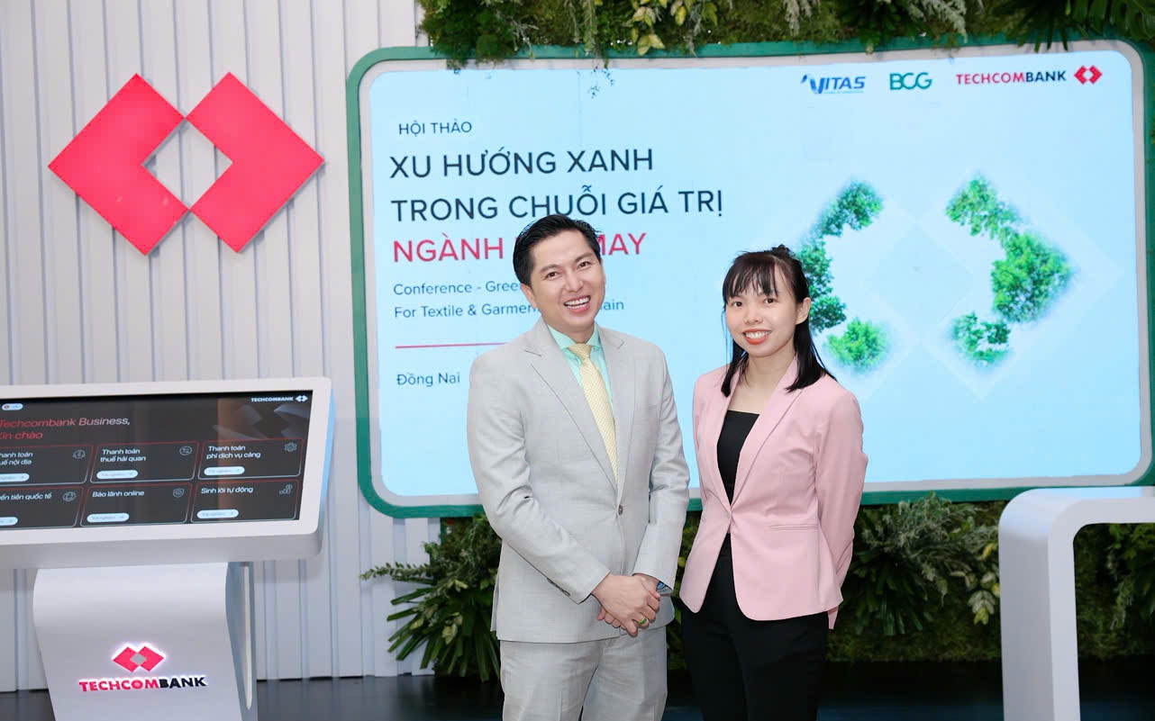 BTV Tuấn Duy lịch lãm tại Hội thảo "Xu hướng xanh trong chuỗi giá trị ngành dệt may”