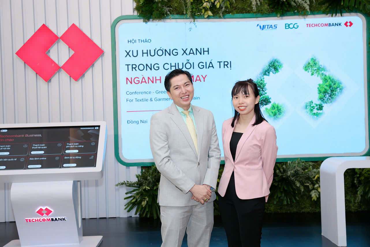 BTV Tuấn Duy lịch lãm tại Hội thảo "Xu hướng xanh trong chuỗi giá trị ngành dệt may”- Ảnh 1.