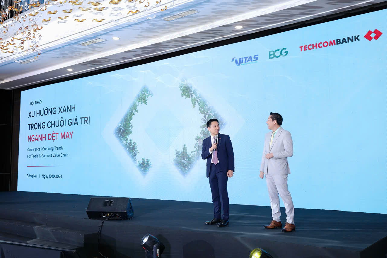 BTV Tuấn Duy lịch lãm tại Hội thảo "Xu hướng xanh trong chuỗi giá trị ngành dệt may”- Ảnh 3.