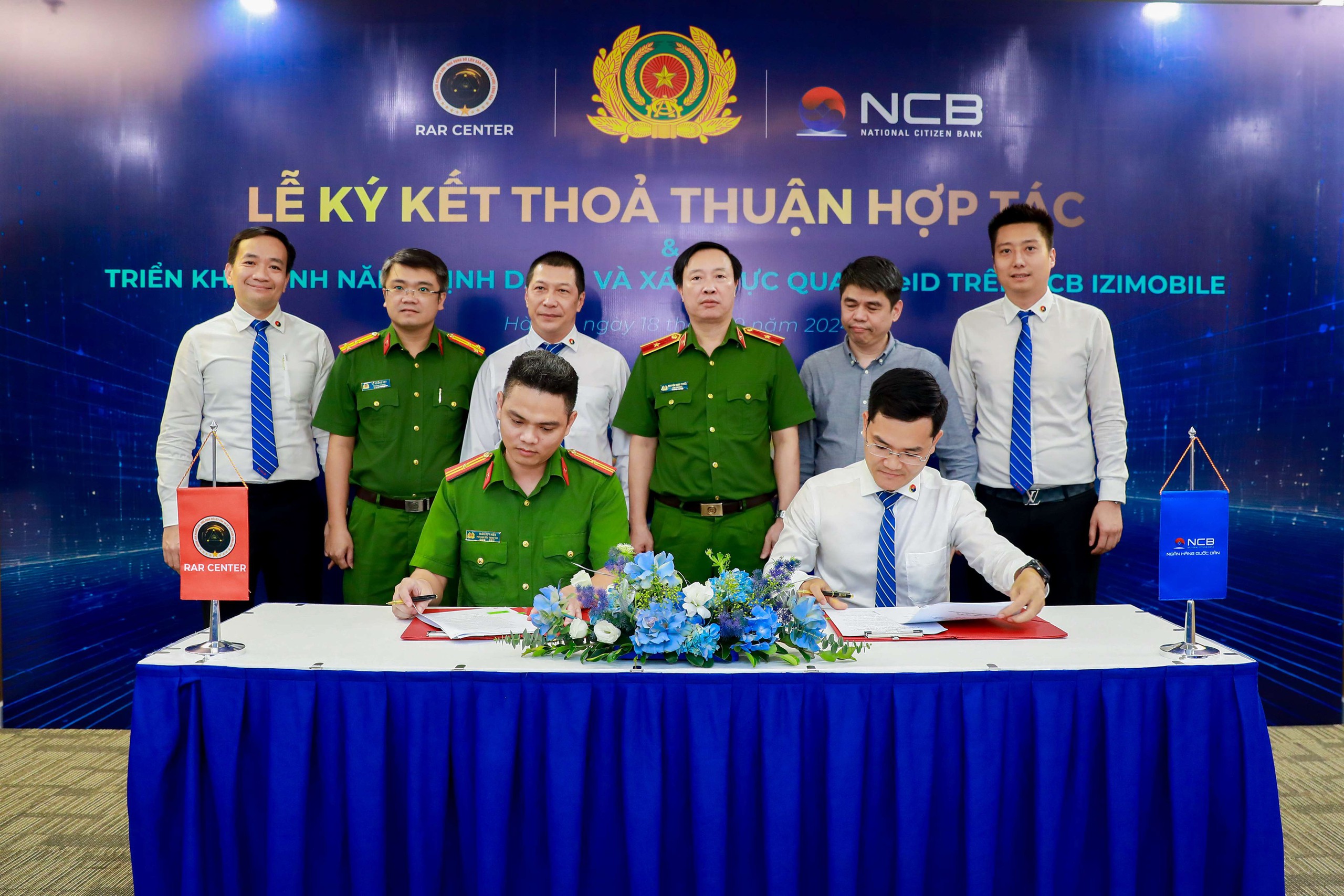 NCB phối hợp với RAR cung cấp tính năng mở tài khoản ngay trên ứng dụng VNeID