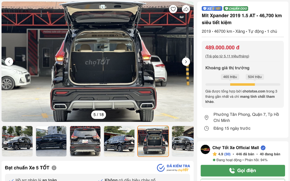 Lần đầu tiên Chợ Tốt Xe livestream bán xe đã qua sử dụng