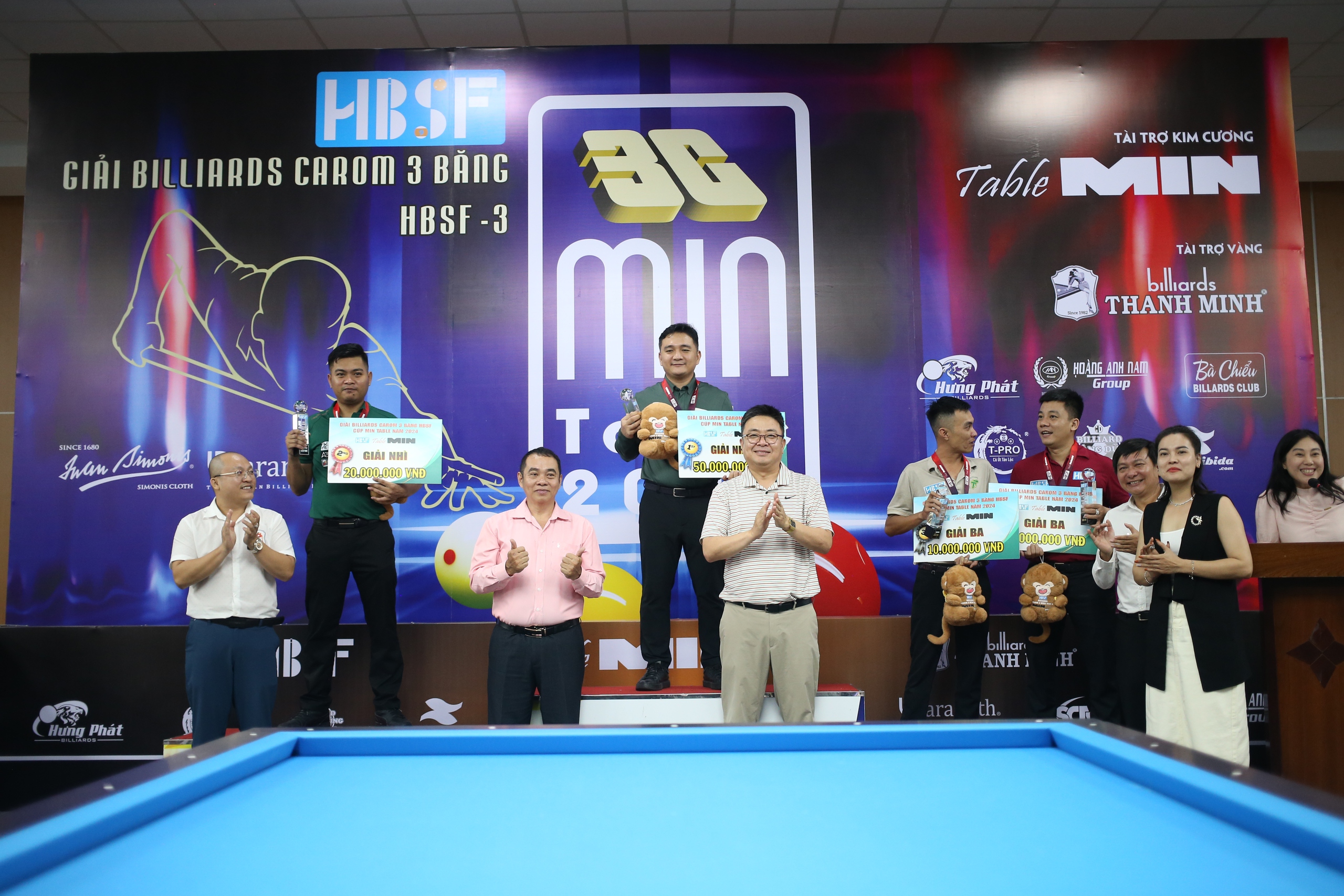Yến Sinh, Thanh Lực v&ocirc; địch Giải Billiards carom 3 băng TP HCM 2024- Ảnh 4.