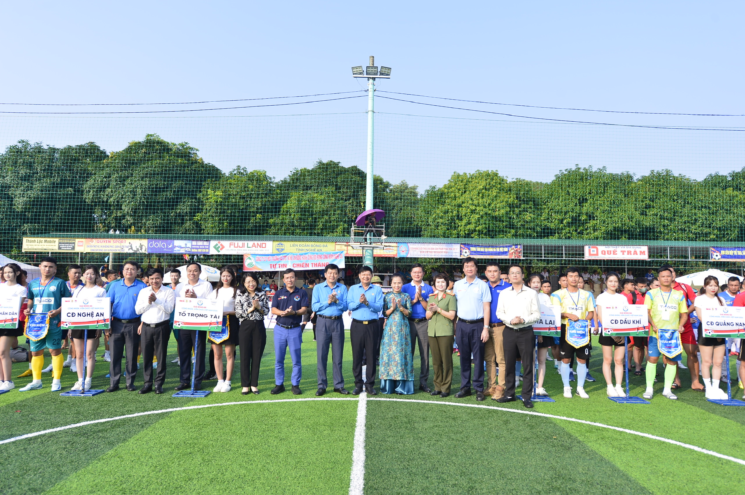 V&ograve;ng loại khu vực Nghệ An Giải b&oacute;ng đ&aacute; c&ocirc;ng nh&acirc;n, vi&ecirc;n chức Việt Nam 2024- Ảnh 1.