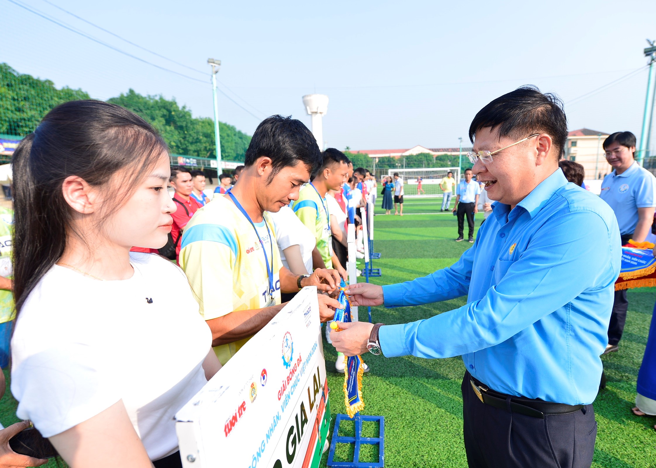 V&ograve;ng loại khu vực Nghệ An Giải b&oacute;ng đ&aacute; c&ocirc;ng nh&acirc;n, vi&ecirc;n chức Việt Nam 2024- Ảnh 3.
