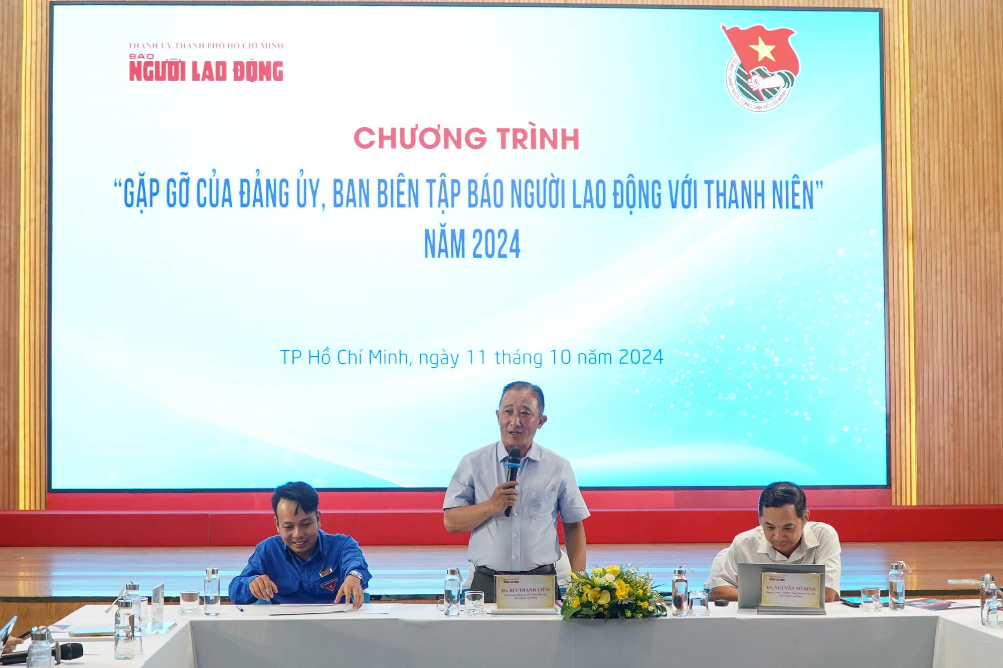 Đảng uỷ, Ban Bi&ecirc;n tập B&aacute;o Người Lao Động lắng nghe, chia sẻ với thanh ni&ecirc;n- Ảnh 1.