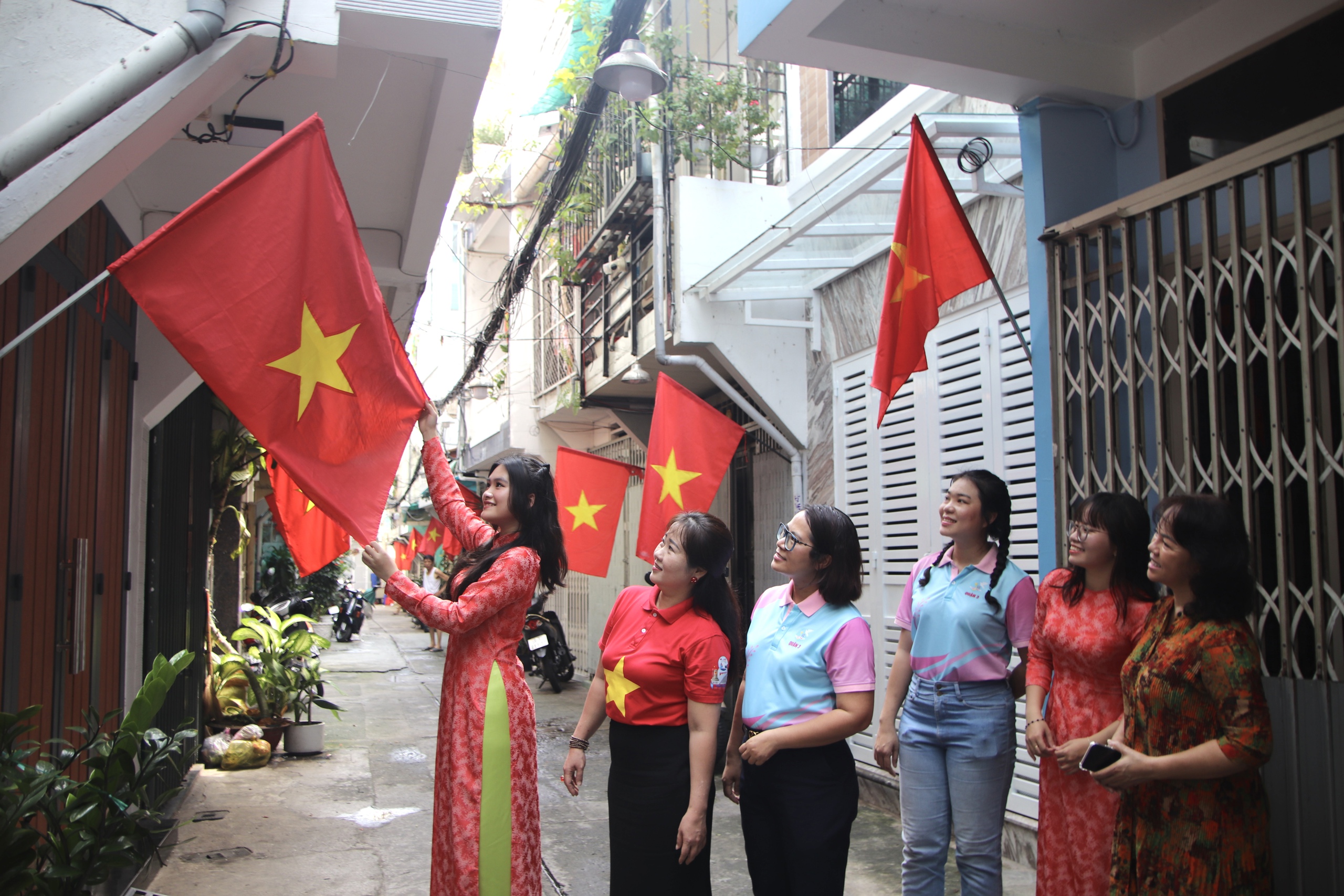 TP HCM: Kh&aacute;nh th&agrave;nh "Đường cờ Tổ quốc" tại quận 3- Ảnh 4.