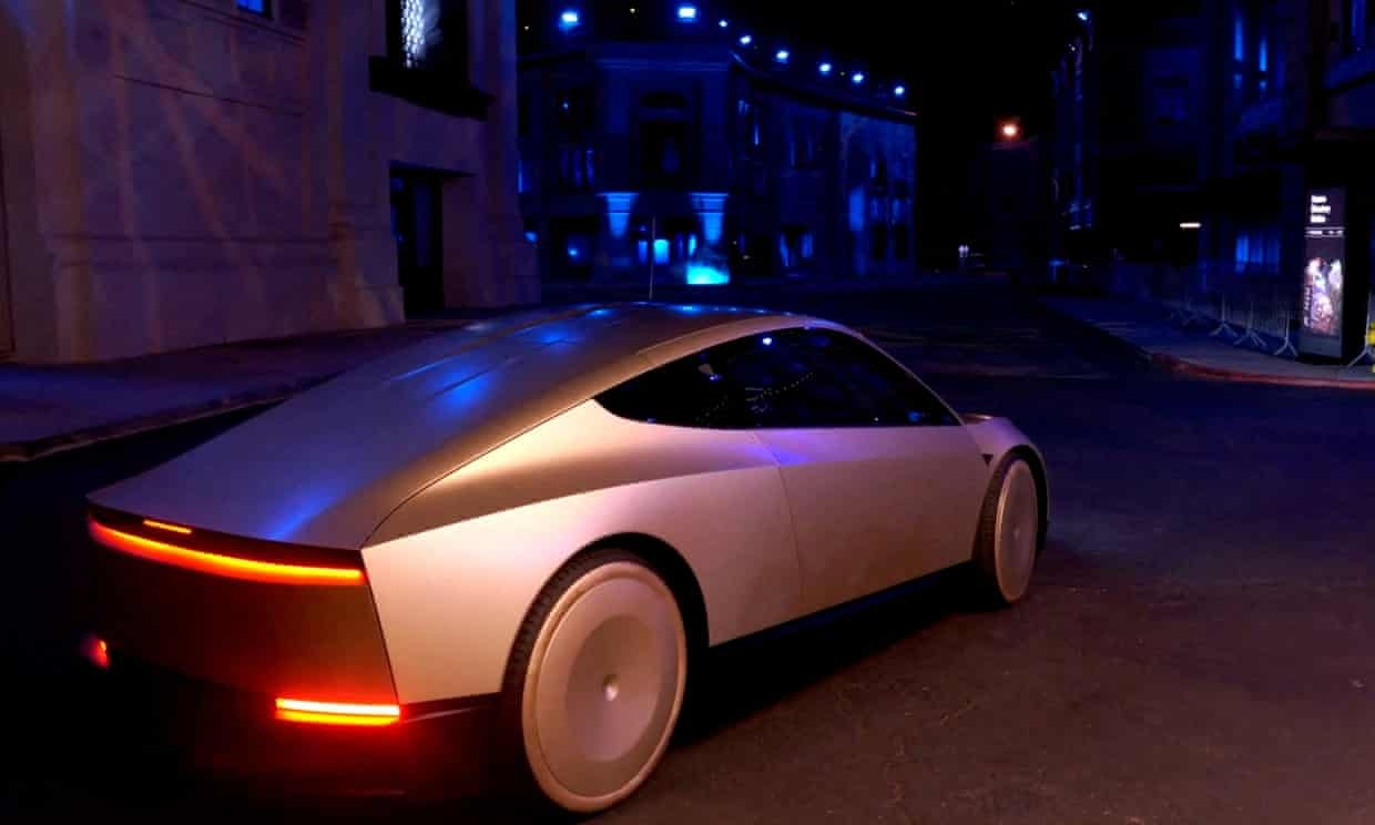 Tỉ ph&uacute; Elon Musk ra mắt xe tự l&aacute;i "độc lạ" kh&ocirc;ng v&ocirc; lăng, ch&acirc;n ga với gi&aacute; 744 triệu đồng- Ảnh 1.