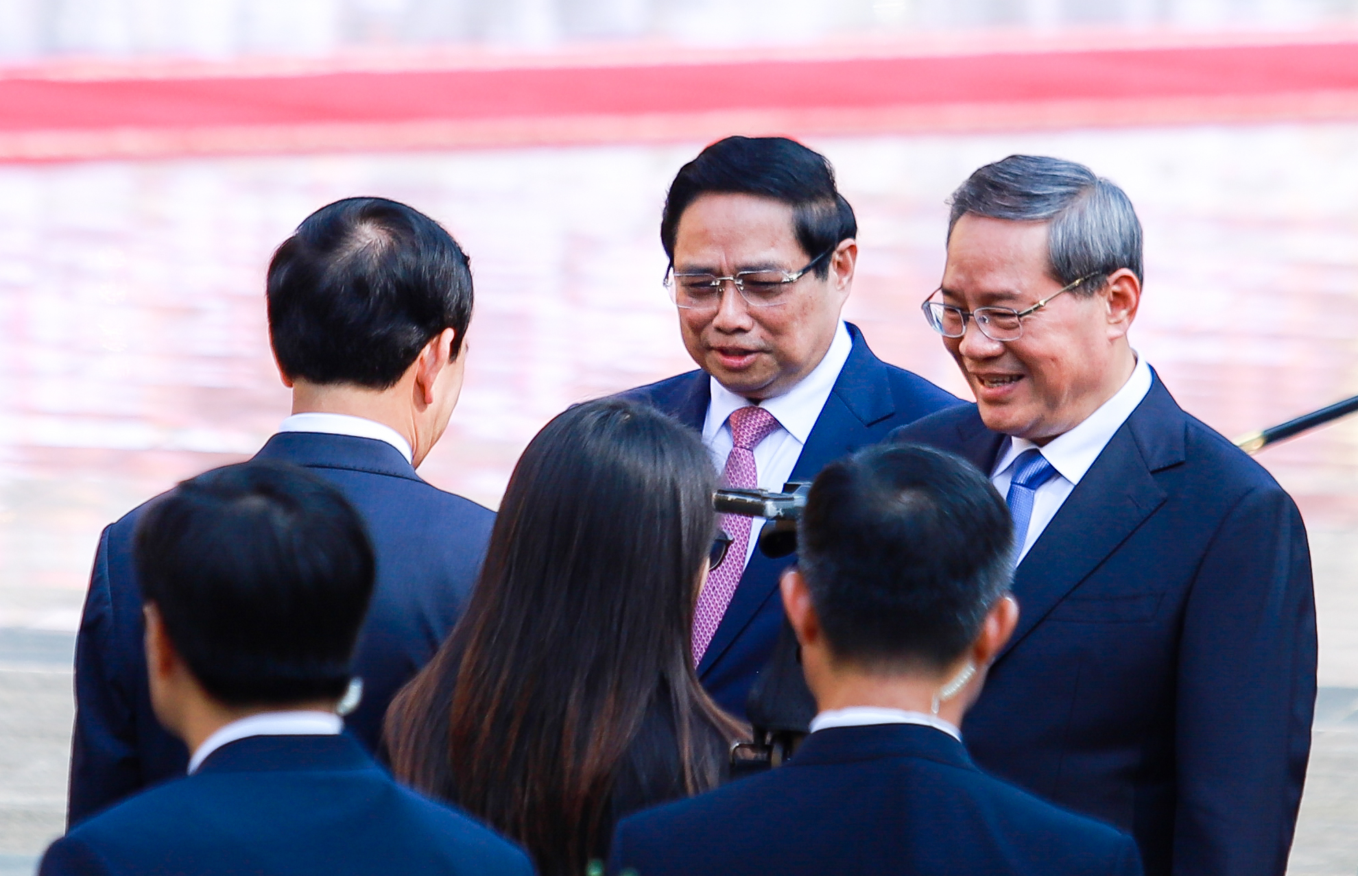 Thủ tướng Phạm Minh Ch&iacute;nh chủ tr&igrave; lễ đ&oacute;n Thủ tướng Trung Quốc L&yacute; Cường- Ảnh 11.