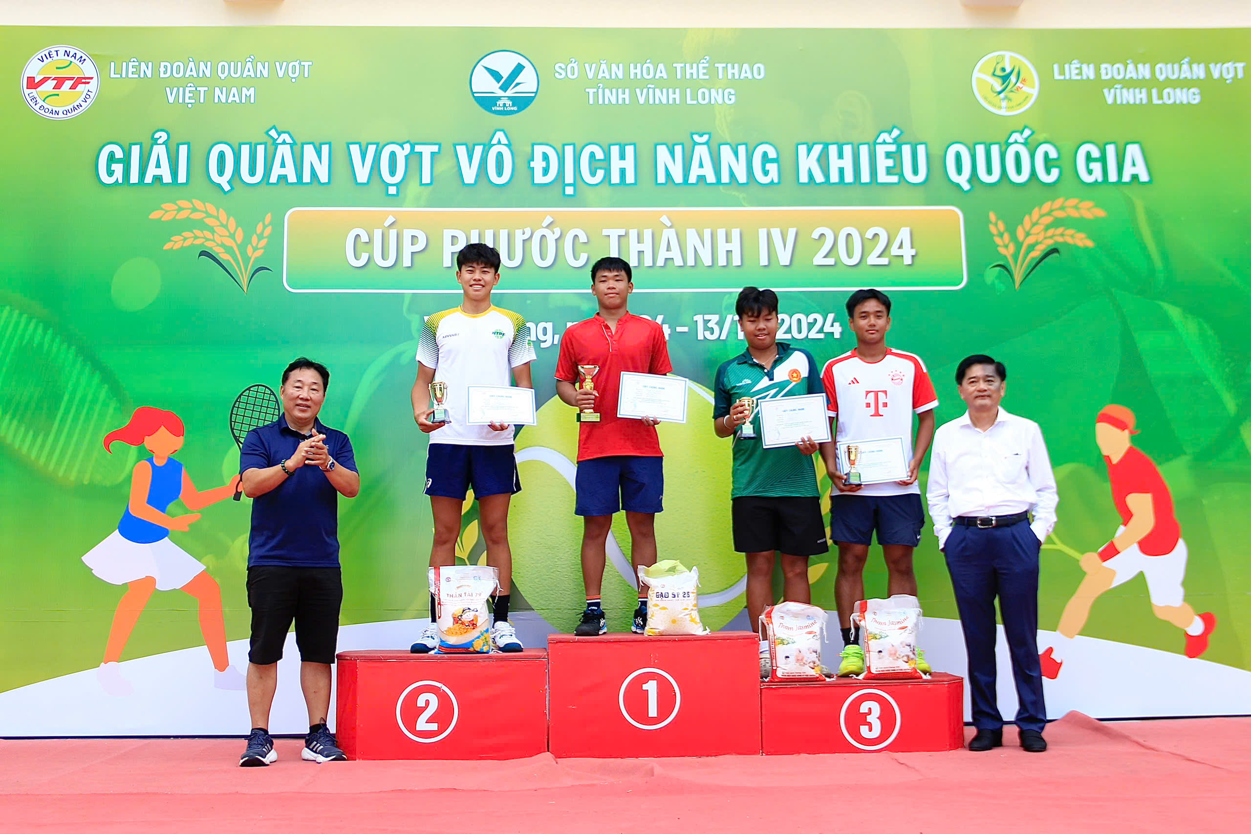 TP HCM nhất to&agrave;n đo&agrave;n giải Quần vợt v&ocirc; địch năng khiếu quốc gia 2024- Ảnh 1.