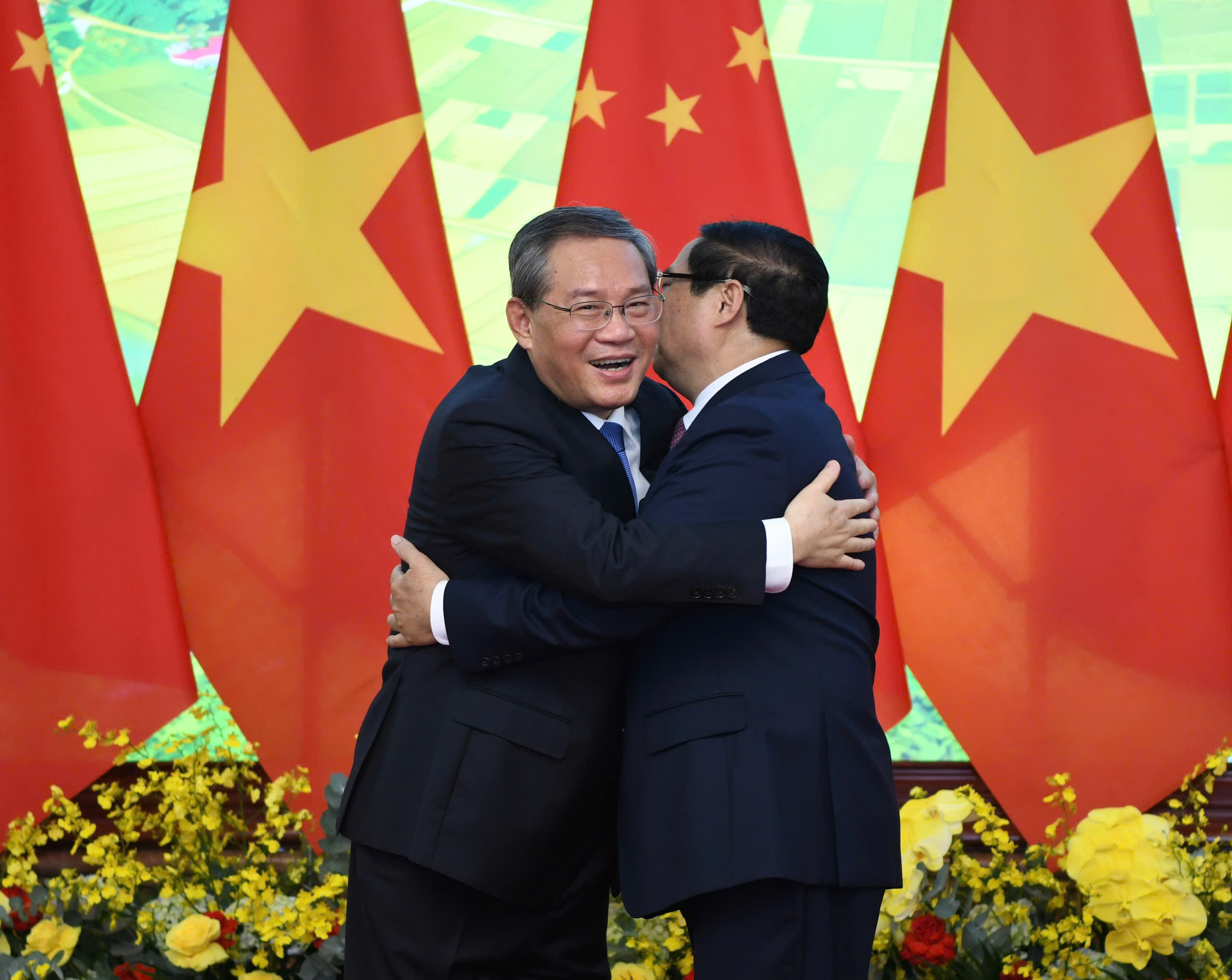 Thủ tướng Phạm Minh Ch&iacute;nh chủ tr&igrave; lễ đ&oacute;n Thủ tướng Trung Quốc L&yacute; Cường- Ảnh 17.