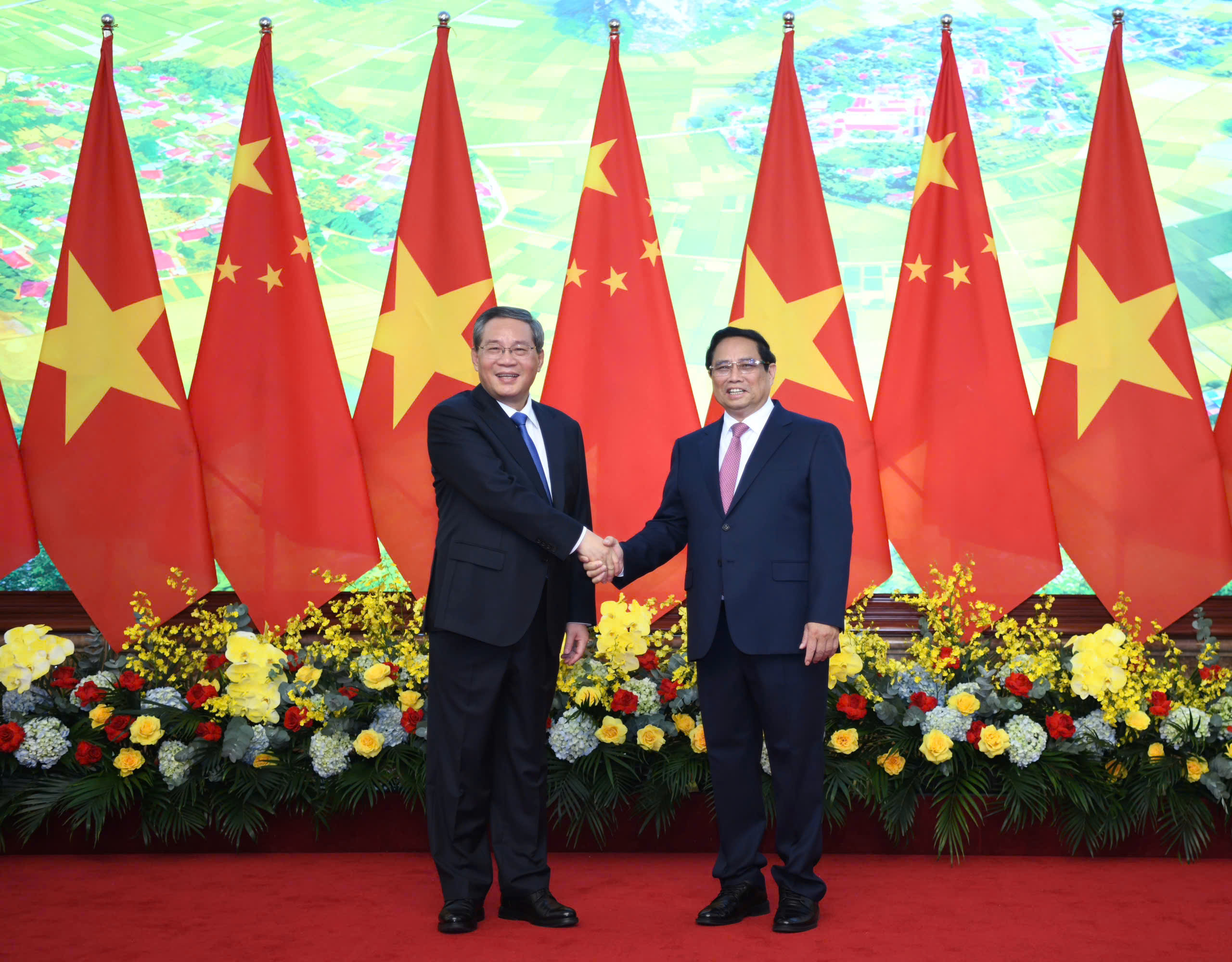 Thủ tướng Phạm Minh Ch&iacute;nh chủ tr&igrave; lễ đ&oacute;n Thủ tướng Trung Quốc L&yacute; Cường- Ảnh 18.