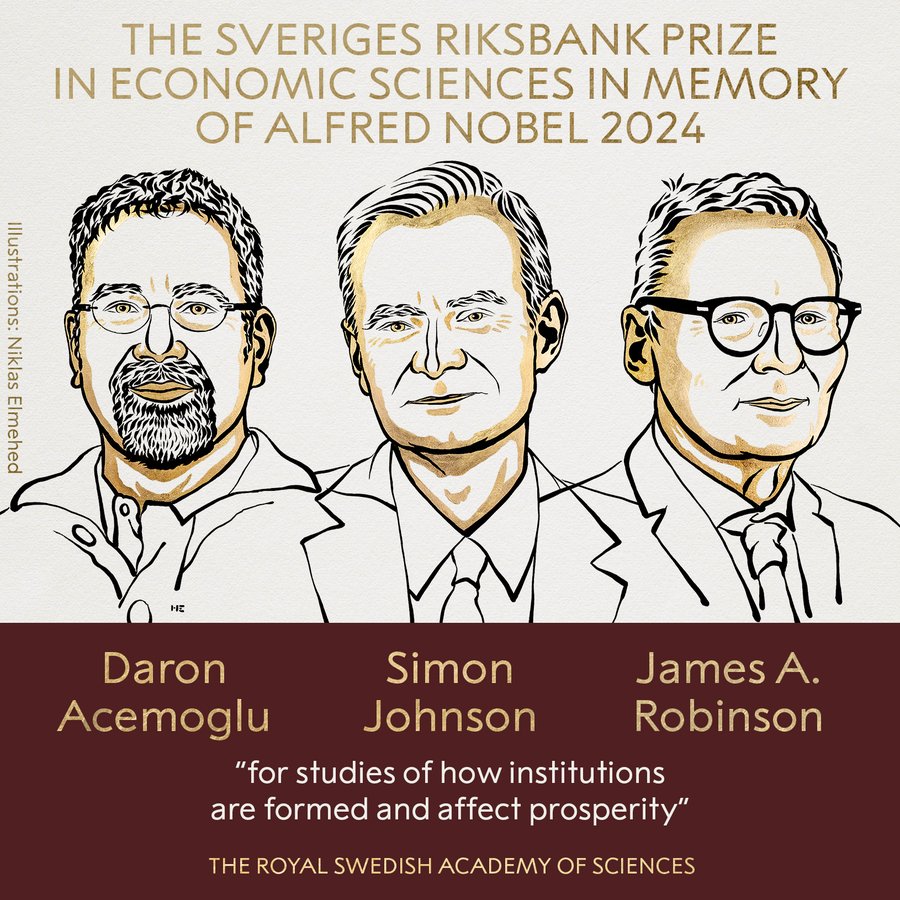 Giải Nobel Kinh tế 2024 đã có chủ- Ảnh 1.