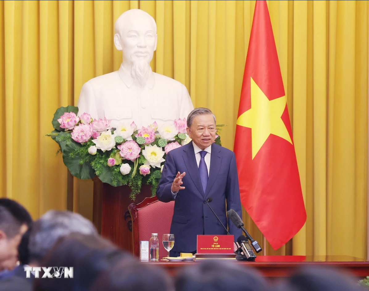 Tổng B&iacute; thư, Chủ tịch nước T&ocirc; L&acirc;m trao quyết định bổ nhiệm Đại sứ Việt Nam tại c&aacute;c nước- Ảnh 3.