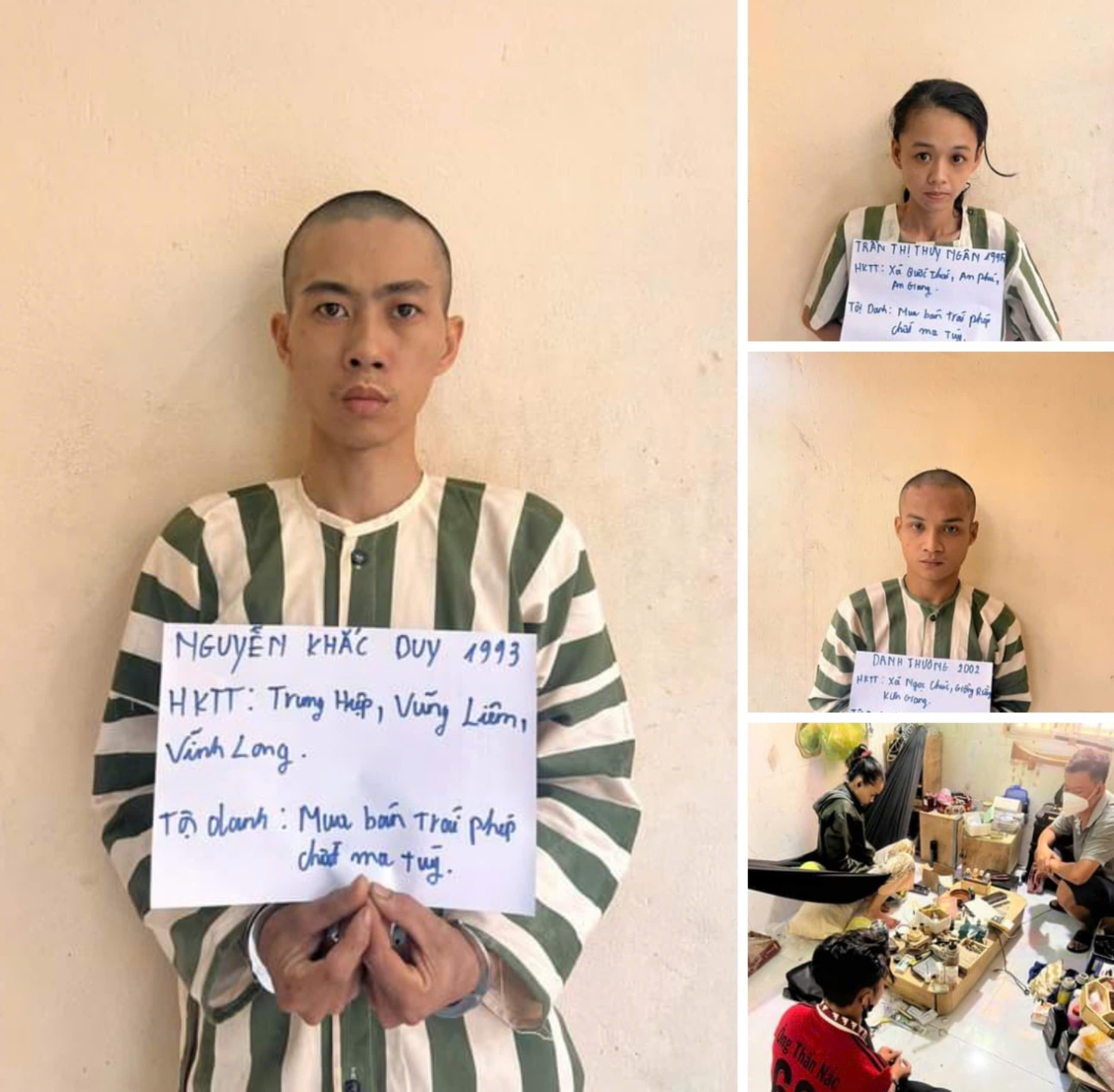 Kiểm tra cư tr&uacute;, ph&aacute;t hiện h&agrave;nh vi phạm ph&aacute;p của nh&oacute;m nam nữ trong căn nh&agrave; thu&ecirc;- Ảnh 1.