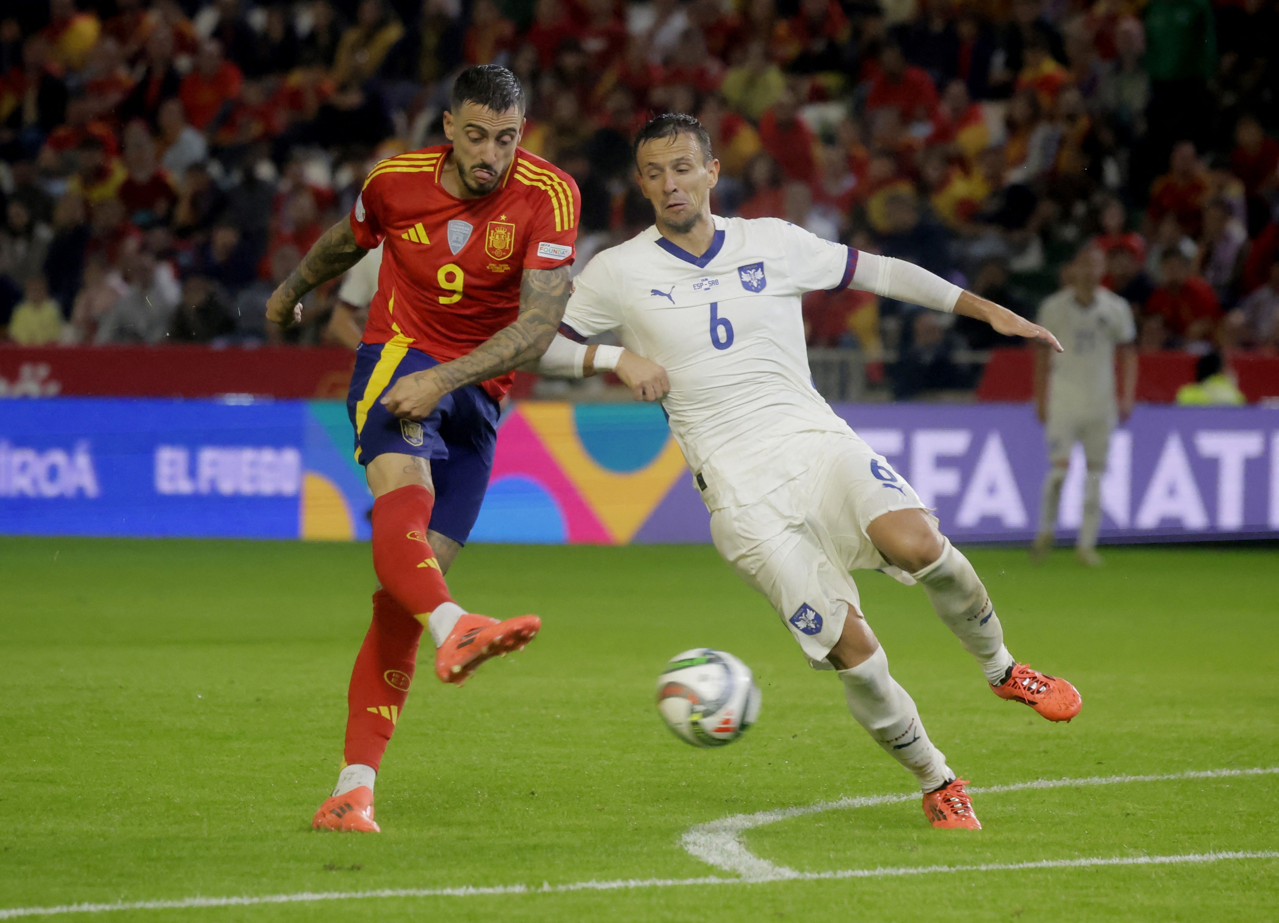 T&acirc;y Ban Nha b&ugrave;ng nổ, chiếm ng&ocirc;i đầu v&ograve;ng bảng Nations League- Ảnh 2.