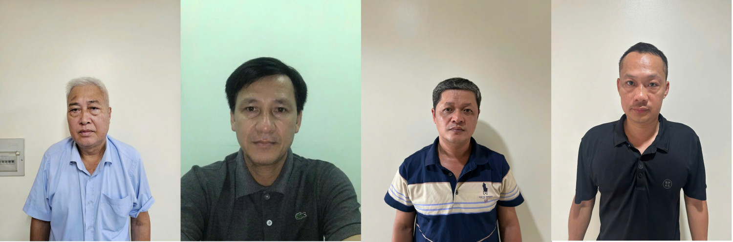 Bốn cựu cán bộ xã bị bắt- Ảnh 1.