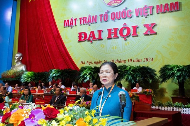 Tổng Bí thư, Chủ tịch nước Tô Lâm tham gia Đoàn Chủ tịch Đại hội MTTQ Việt Nam lần thứ X- Ảnh 6.