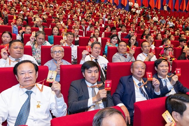 Tổng Bí thư, Chủ tịch nước Tô Lâm tham gia Đoàn Chủ tịch Đại hội MTTQ Việt Nam lần thứ X- Ảnh 2.