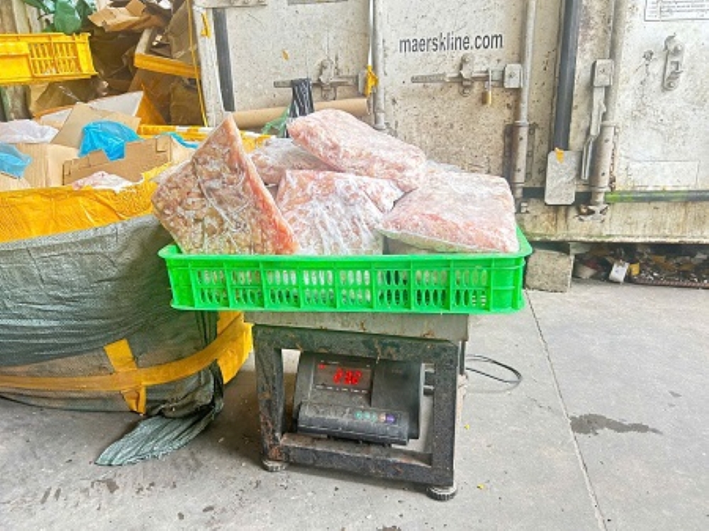 TP HCM: Tiêu hủy gần 1,3 tấn thực phẩm không rõ nguồn gốc- Ảnh 1.