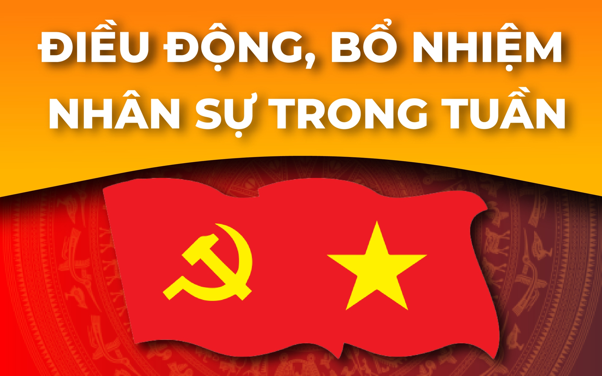 Điều động, bổ nhiệm cán bộ tại nhiều địa phương, đơn vị